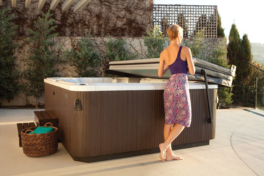 Hot Spring cover lifters are the perfect accessory for your dream spa.